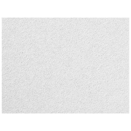 Mars USG Series 821785 Acoustical Panel, 2 ft L, 2 ft W, White Fabric, 2PK R86785